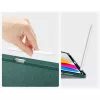 iPad 10.9" (2022 / 10. gen.) / iPad 11" (2025 / 11. gen.) Elegáns szövetborításos tok - Zöld - Tech-Protect SC Pen Canvas