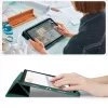 iPad 10.9" (2022 / 10. gen.) / iPad 11" (2025 / 11. gen.) Elegáns szövetborításos tok - Zöld - Tech-Protect SC Pen Canvas