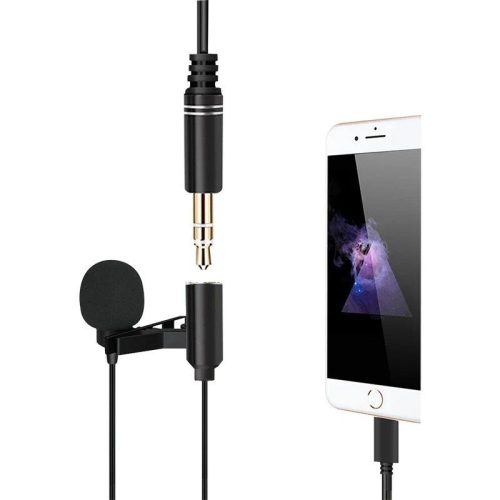 Lavalier Csiptetős Mikrofon Lightning 3.5 mm Jack