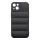 3D mintás puffy tok iPhone 12 Pro - fekete