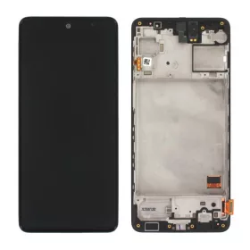   Gyári OEM LCD kijelző - Fekete - Samsung Galaxy M31S 2020 - SM-M317