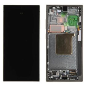   Gyári OEM LCD kijelző - Sárga - Samsung Galaxy S24 Ultra 5G 2024 - SM-S928