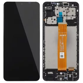   Gyári OEM LCD kijelző - Fekete - Samsung Galaxy M12 2021 - SM-M127