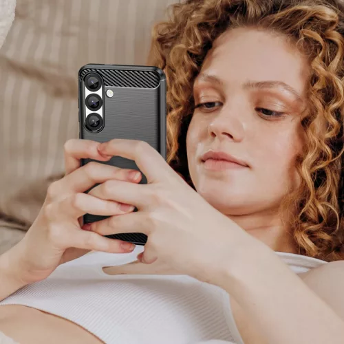 Techsuit - Carbon szilikon Nothing Phone 3a Pro - Fekete