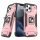 Wozinsky Ring Armor ütésálló tok kitámasztó gyűrűvel - Rózsaszín - iPhone 13