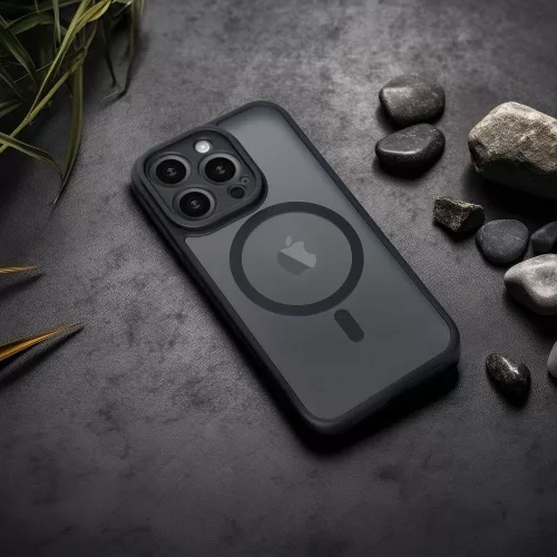 FULL MATTE MAG tok MagSafe-kompatibilis iPHONE 16 Pro Max - fekete