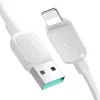 Joyroom Multi-Color Series A14 Lightning / USB-A 2.4A 1.2 m kábel – fehér