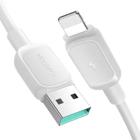   Joyroom Multi-Color Series A14 Lightning / USB-A 2.4A 1.2 m kábel – fehér