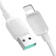 Joyroom Multi-Color Series A14 Lightning / USB-A 2.4A 1.2 m kábel – fehér