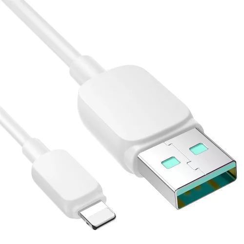 Joyroom Multi-Color Series A14 Lightning / USB-A 2.4A 1.2 m kábel – fehér