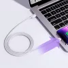 Joyroom Multi-Color Series A14 Lightning / USB-A 2.4A 1.2 m kábel – fehér