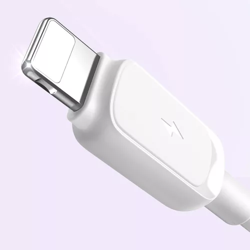 Joyroom Multi-Color Series A14 Lightning / USB-A 2.4A 1.2 m kábel – fehér