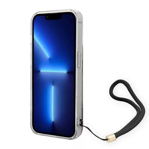 Guess Virág mintás tok pánttal iPhone 13 Mini