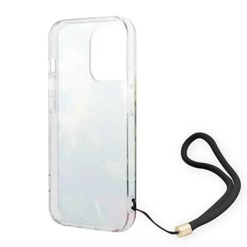 Guess Virág mintás tok pánttal iPhone 13 Mini