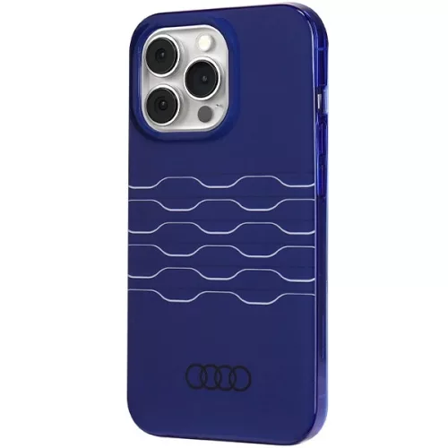 Audi IML Magsafe kék tok (iPhone 13/iPhone 13 Pro)