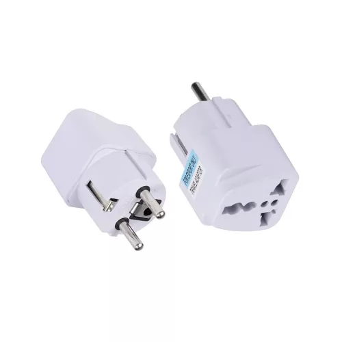 Univerzális Utazó Adapter (C524) – UK / US / AU / EU, 10A, 250V – Fehér
