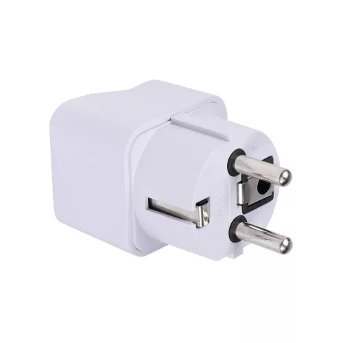 Univerzális Utazó Adapter (C524) – UK / US / AU / EU, 10A, 250V – Fehér