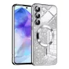 Techsuit - Luxury Glitter MagSafe - Samsung Galaxy A55 5G - Ezüst
