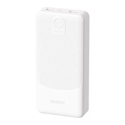 Dudao K10Pro Powerbank 20000mAh 2.4A 2x USB-A - Fehér