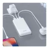Dudao K10Pro Powerbank 20000mAh 2.4A 2x USB-A - Fehér