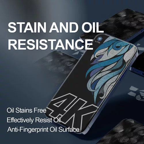 iPhone 17 Pro Privacy kijelzővédő fólia - Betekintésgátló, 9H edzett üveg, 3D teljes kijelzős illeszkedés, ujjlenyomat-mentes - Lito D+ Max 4K Privacy