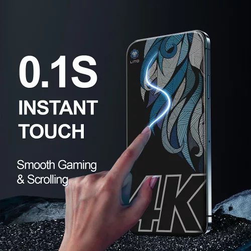 iPhone 17 Pro Privacy kijelzővédő fólia - Betekintésgátló, 9H edzett üveg, 3D teljes kijelzős illeszkedés, ujjlenyomat-mentes - Lito D+ Max 4K Privacy