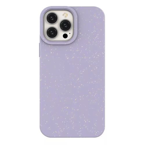 Eco szilikon lila Magsafe búzakorpa tok (iPhone 14 Pro)