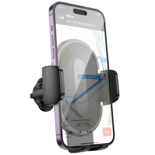 Autós tartó szellőzőrácsra - fekete - Borofone BH133 Rio