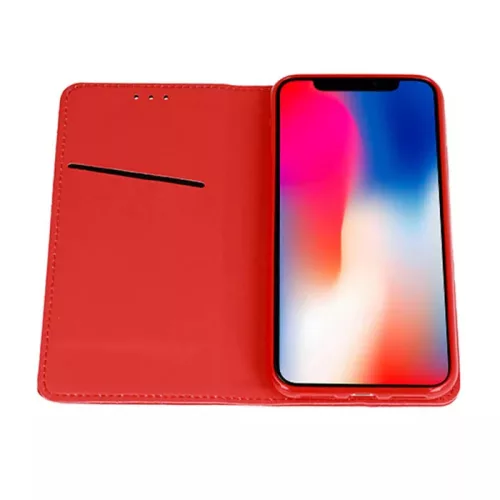 Kinyitható piros tok (Xiaomi Redmi 10)
