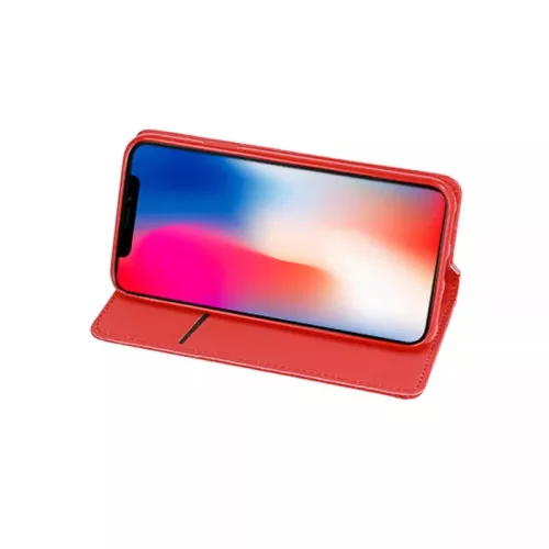 Kinyitható piros tok (Xiaomi Redmi 10)