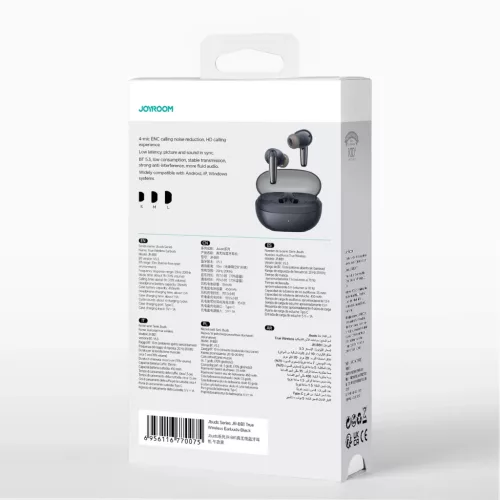 Joyroom Jbuds JR-BB1 TWS Vezeték nélküli bluetooth Fülhallgató - Fekete
