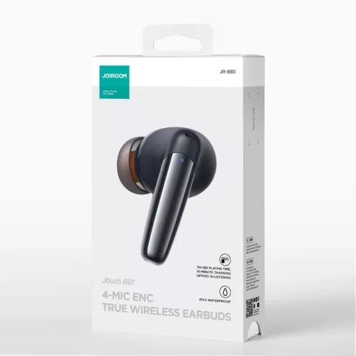 Joyroom Jbuds JR-BB1 TWS Vezeték nélküli bluetooth Fülhallgató - Fekete