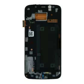    Gyári OEM LCD kijelző - Fehér - Samsung Galaxy S6 EDGE 2015 - SM-G925