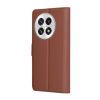 Techsuit Eco Bőr kinyitható barna tok - OnePlus 13 