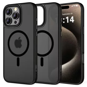   Tech-Protect MagMat MagSafe matt fekete tok iPhone 12 Pro Max