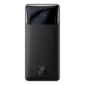   Baseus Bipow powerbank/külső akkumulátor - Digitális kijelző, 2x USB, USB-C, 20000mAh, 20W, Micro-USB - Fekete