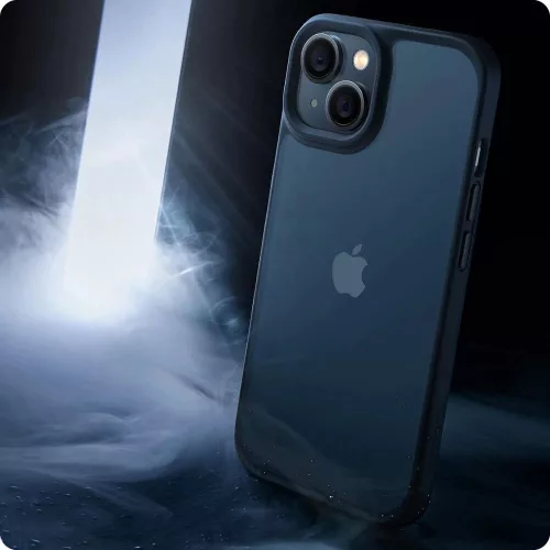 Tech-Protect MagMat átlátszó tok iPhone 15 Pro - Matt Kék