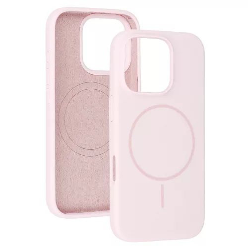 MagSafe Slim Szilikon tok iPhone 15 - Light Pink