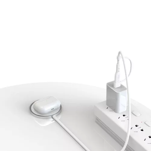 Tech-Protect QI15W-A44 mágneses vezeték nélküli töltő MagSafe technológiával - fehér