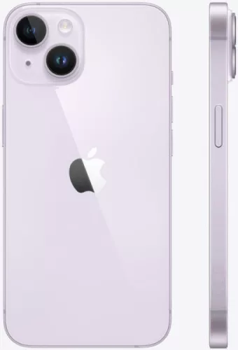iPhone 14 128GB Purple - 100% Akku - Használt, Független Kiváló - 2 Év Garancia