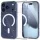 iPhone 17 Pro Max, Tech-Protect FlexAir MagSafe csillámos védőtok - Átlátszó