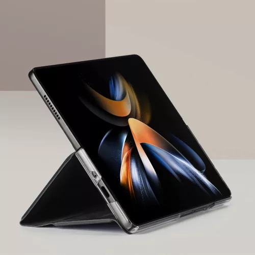 Dux Ducis Bril bőr kinyitható fekete tok (Samsung Galaxy Z Fold 5)