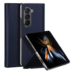   Dux Ducis Bril bőr kinyitható kék tok (Samsung Galaxy Z Fold 5)
