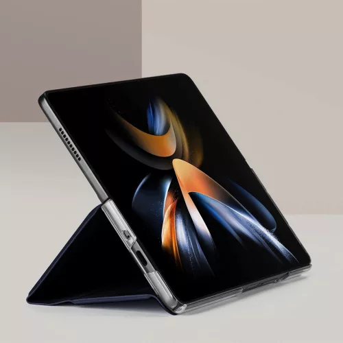 Dux Ducis Bril bőr kinyitható kék tok (Samsung Galaxy Z Fold 5)