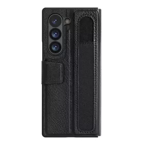 Nillkin Aoge Bőr tok Samsung Galaxy Z Fold 6 5G - Fekete