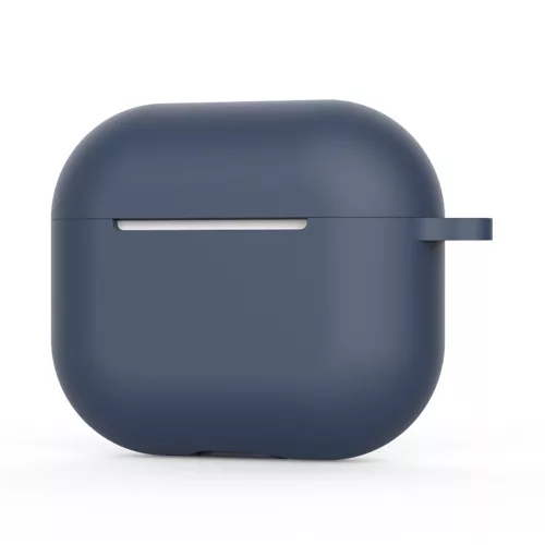 Techsuit - Szilikon tok AirPods 4 - Sötét kék