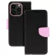 Fancy Case Kinyitható Fekete/Rózsaszín tok (iPhone 11 Pro)