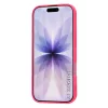 iPhone 17, Puha tapintású MagSafe szilikon tok, mikroszálas béléssel, Techsuit - SoftFlex - Pink