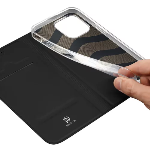 Dux Ducis Skin Pro kinyitható fekete tok (Samsung Galaxy S24)