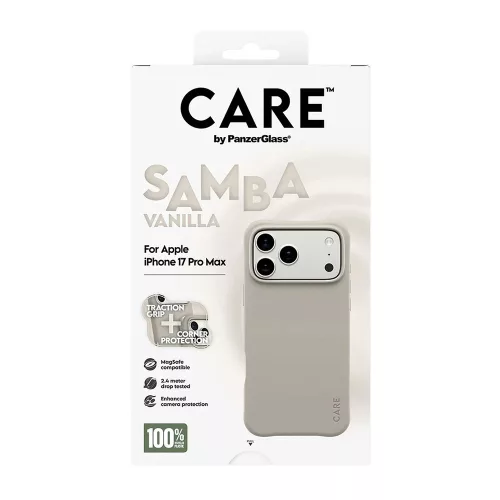 iPhone 17 Pro max - PanzerGlass® CARE Fashionable tok - Samba Vanilla